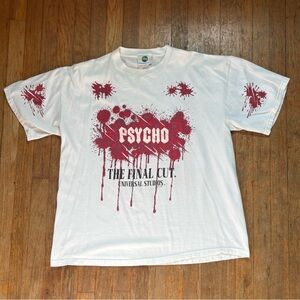 Vintage 90's Psycho Universal Studios Tshirt ~ Men's sz XXL